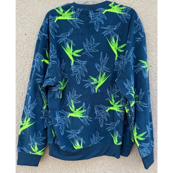 Adidas Oasis Crew Sweatshirt Artic Night Blue Medium NWT - Picture 7 of 8